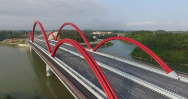 防城港東灣大道暗埠江大橋